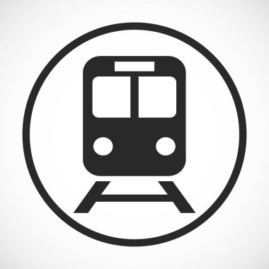 simge tren, vektör