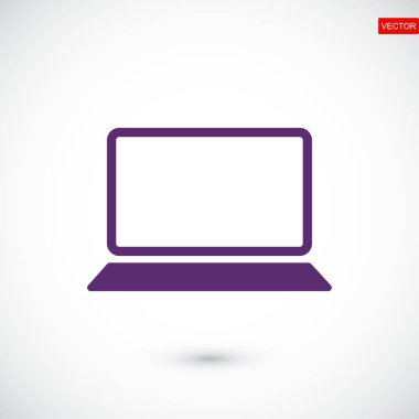 Dizüstü bilgisayar Simgesi Vektörü