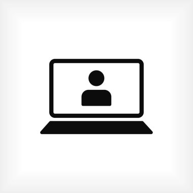 Dizüstü bilgisayar Simgesi Vektörü