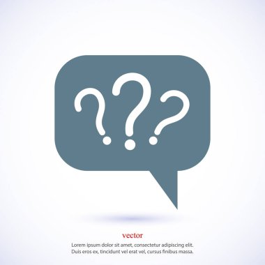 Soru işareti simgesi