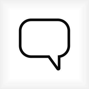 konuşma balonları simgesi