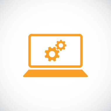 Dizüstü bilgisayar Simgesi Vektörü