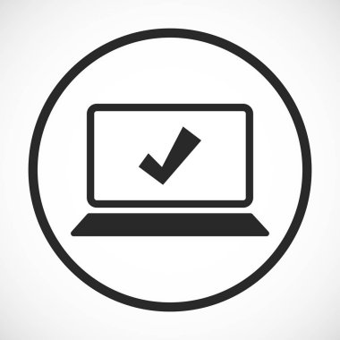 Dizüstü bilgisayar Simgesi Vektörü