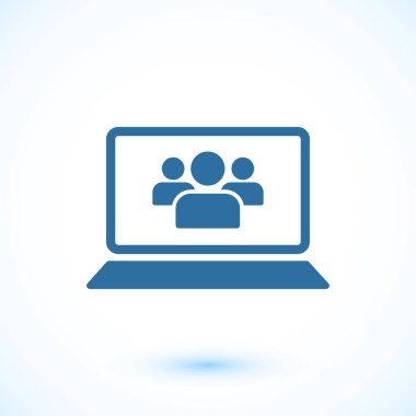 Dizüstü bilgisayar Simgesi Vektörü