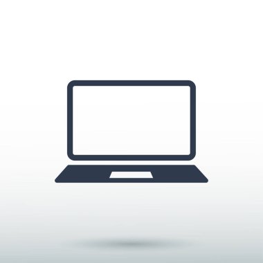 Dizüstü bilgisayar Simgesi Vektörü