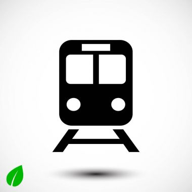 simge tren, vektör