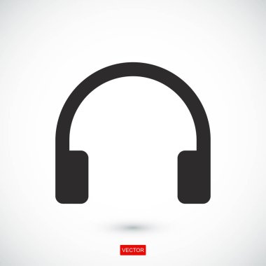 kulaklıklar simge vektör