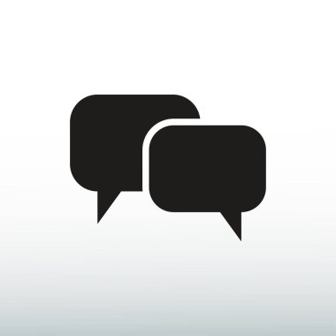 konuşma balonları simgesi