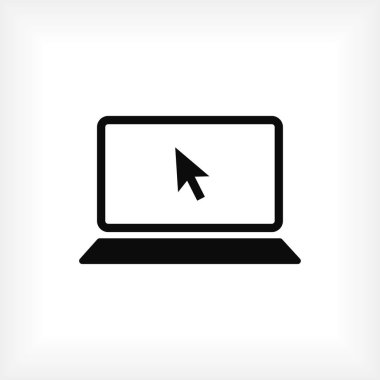 Dizüstü bilgisayar Simgesi Vektörü