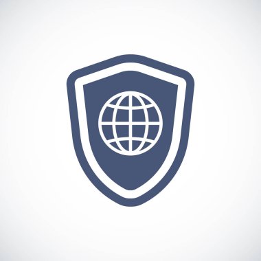 Kalkan simge vektör