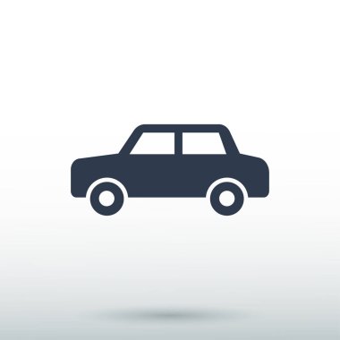 Araba simge vektör