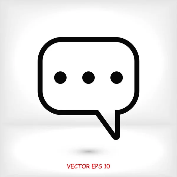 Icono de burbujas de voz — Vector de stock