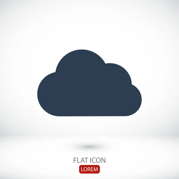 Vecteur icône nuage — Image vectorielle