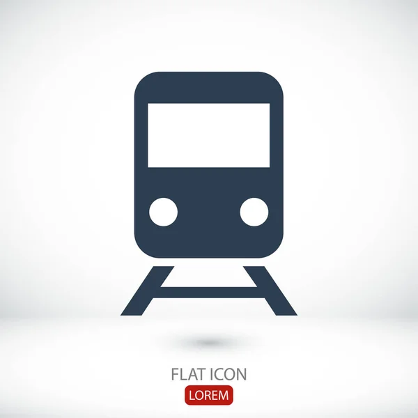 Vecteur icône train — Image vectorielle