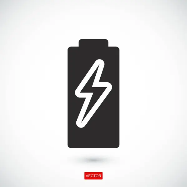 Icône de charge de batterie — Image vectorielle