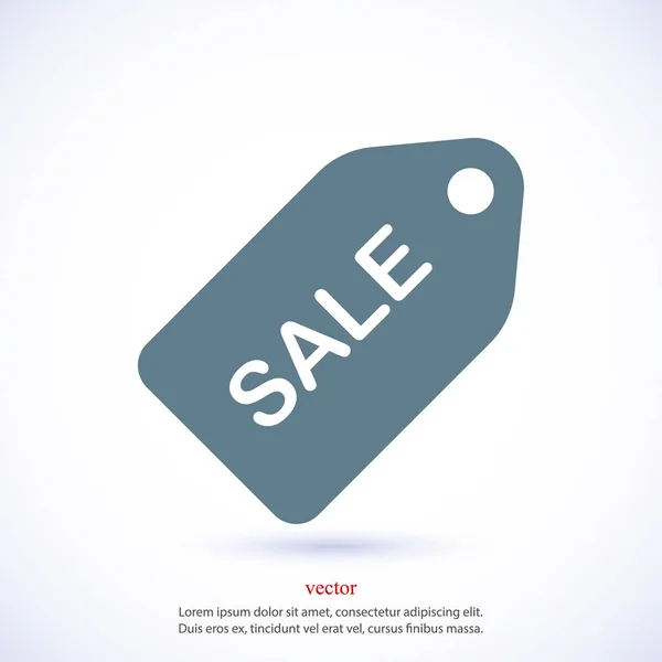 Sale tag icon — Stock Vector