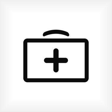 ilk yardım çantası simgesini