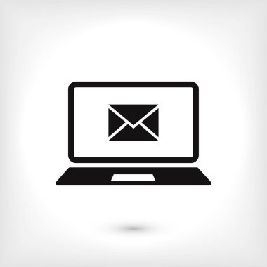 Dizüstü bilgisayar Simgesi Vektörü