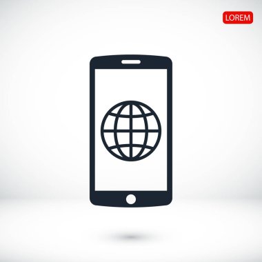 Mobil akıllı telefon simgesi