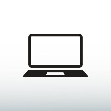 Dizüstü bilgisayar Simgesi Vektörü