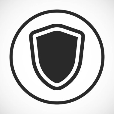 Kalkan simge vektör