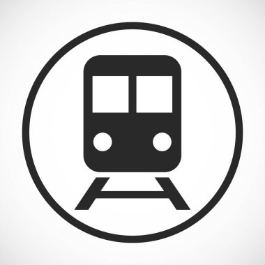 Tren simge vektör