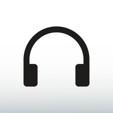 kulaklıklar simge vektör