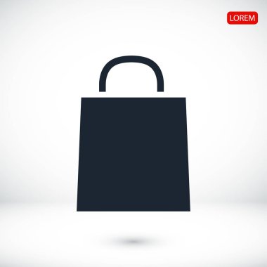 çanta simge vektör