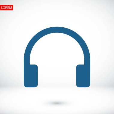 kulaklıklar simge vektör