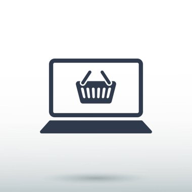 Dizüstü bilgisayar Simgesi Vektörü