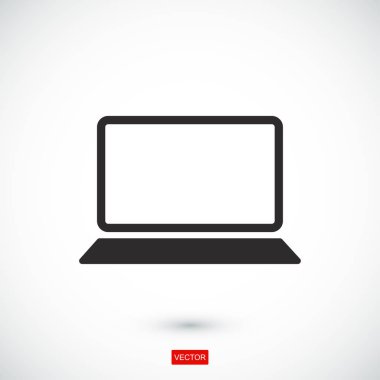 Dizüstü bilgisayar Simgesi Vektörü