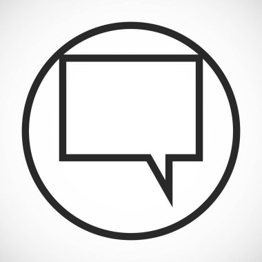 konuşma balonları simgesi