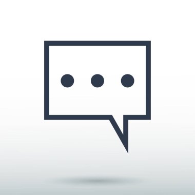 konuşma balonları simgesi