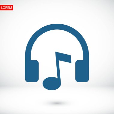 kulaklıklar simge vektör