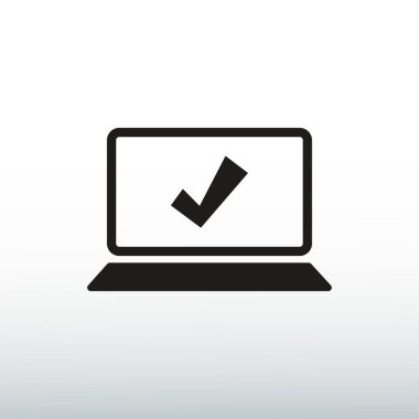 Dizüstü bilgisayar Simgesi Vektörü