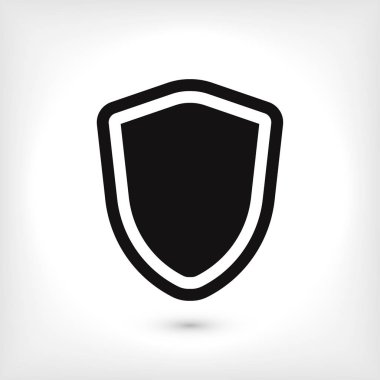 Kalkan simge vektör