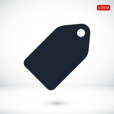 etiket simge vektör