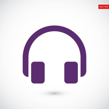 kulaklıklar simge vektör