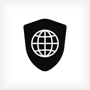 Kalkan simge vektör