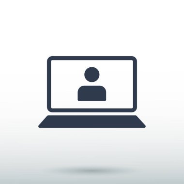 Dizüstü bilgisayar Simgesi Vektörü