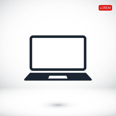 Dizüstü bilgisayar Simgesi Vektörü