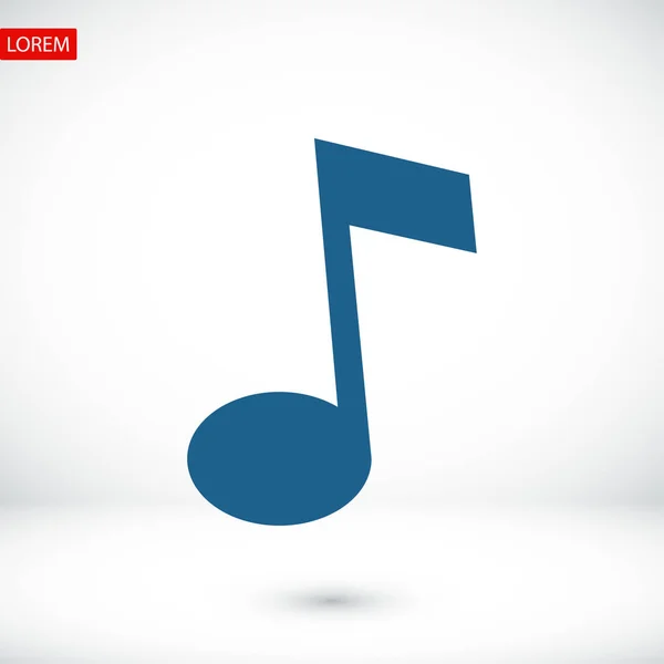 Icône de musique vecteur — Image vectorielle