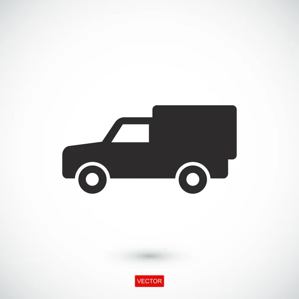 Coche icono vector — Vector de stock