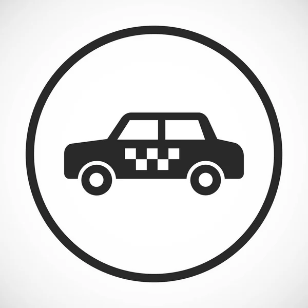Taxisymbol-Vektor — Stockvektor