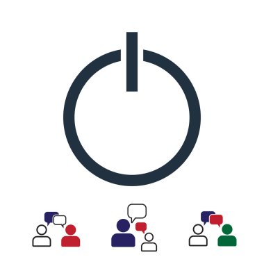 simge stok vektör çizim düz tasarım geçiş