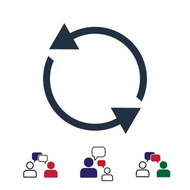 ok simgesi, hisse senedi vektör çizim düz tasarımı