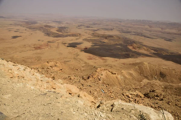 イスラエル南部のネゲブ砂漠の野生の風景 — ストック写真
