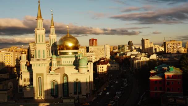 Москва. Собор мечеть. Timelapse — стокове відео