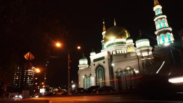 Moskou. Kathedraal moskee. — Stockvideo