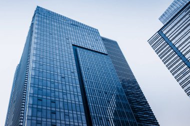 Mimari, Modern İnşaat Cam Cephesi İş Arkaplanı 'nı ayrıntılarıyla anlatıyor